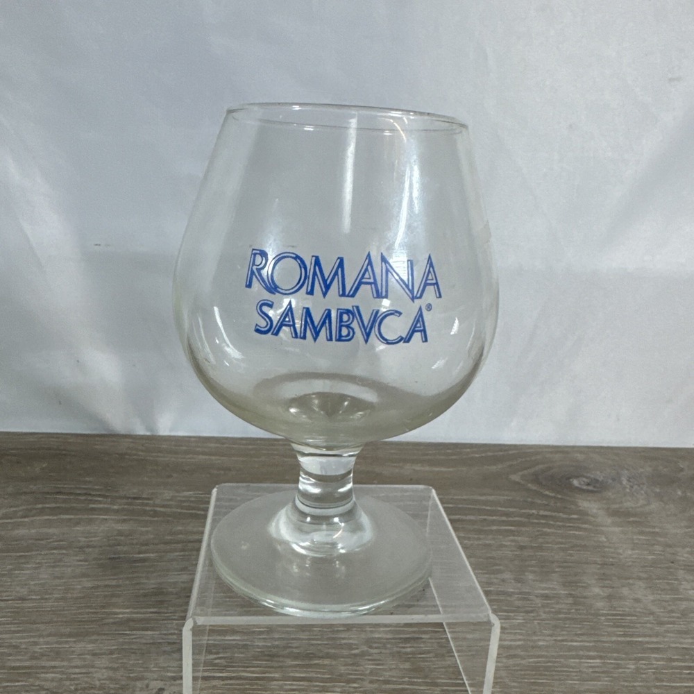 Vintage Romana Sambuca Brandy Snifters‎ Sambvca Liqueur Congac Glass